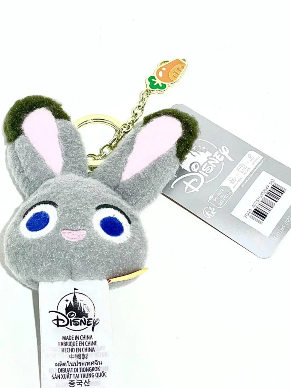Judy Hopps Plush Keychain Disney Zootopia NWT New